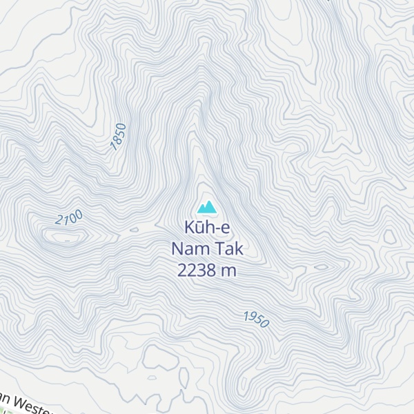 Map of Kūh-e Nam Tak