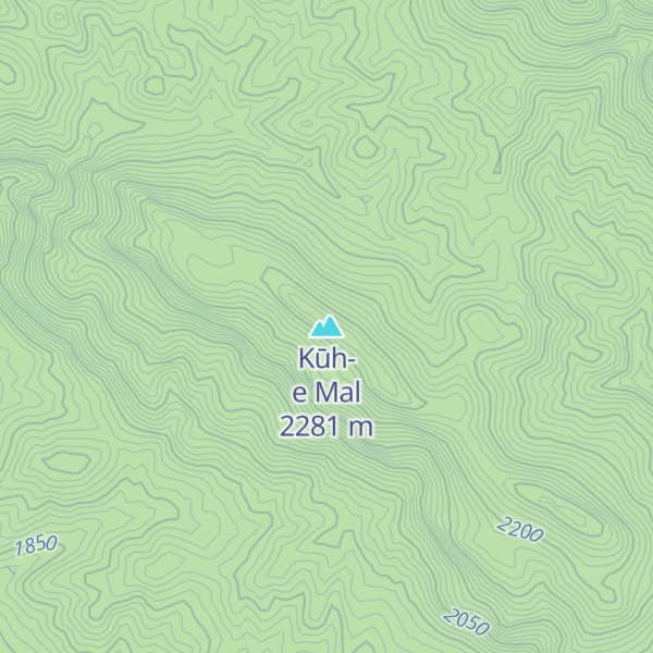 Map of Kūh-e Mal
