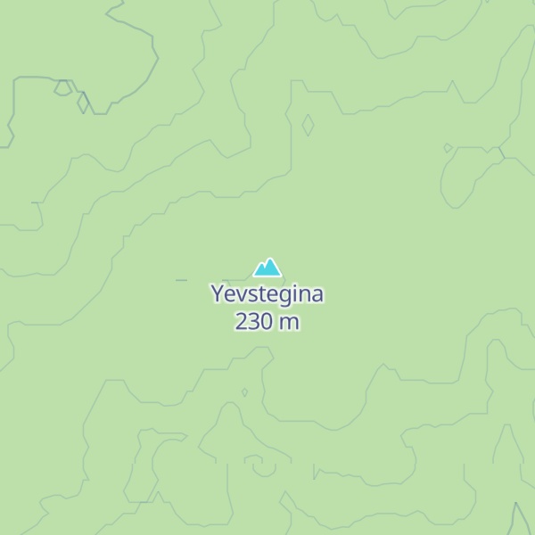 Map of Yevstegina
