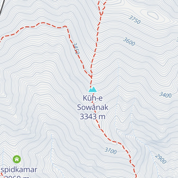 Map of Amiri Shelter