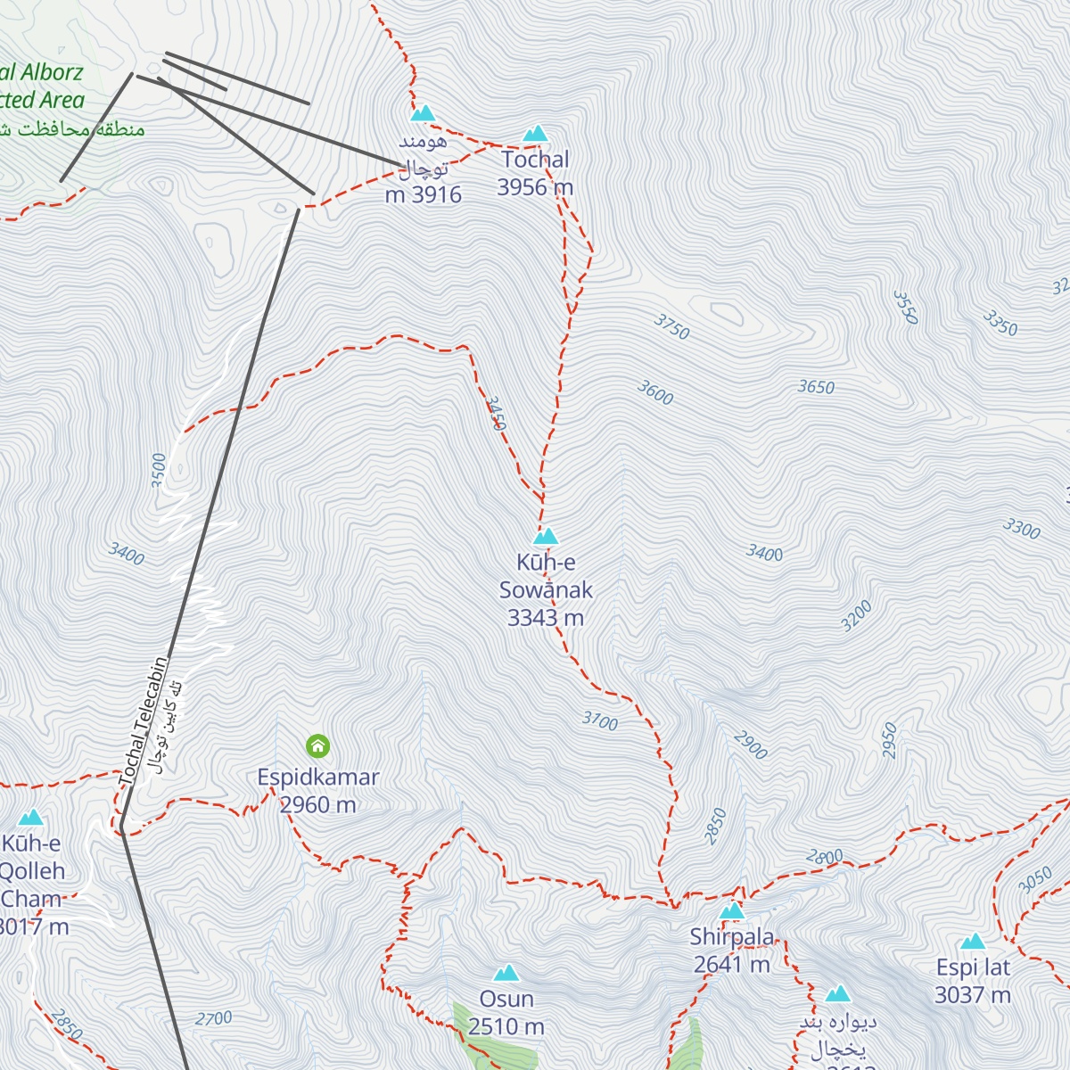 Amiri Shelter map