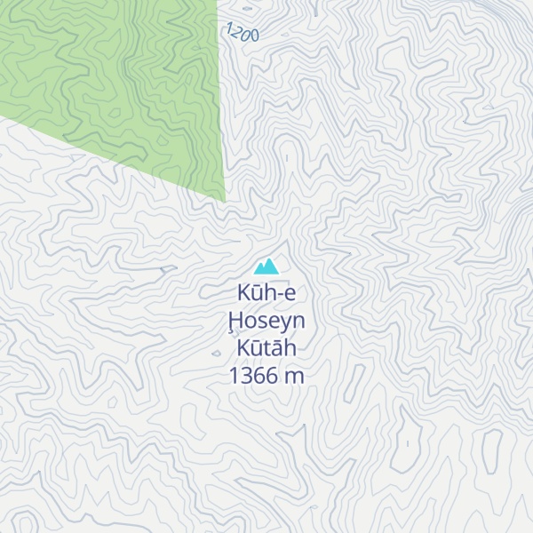 Map of Kūh-e Ḩoseyn Kūtāh