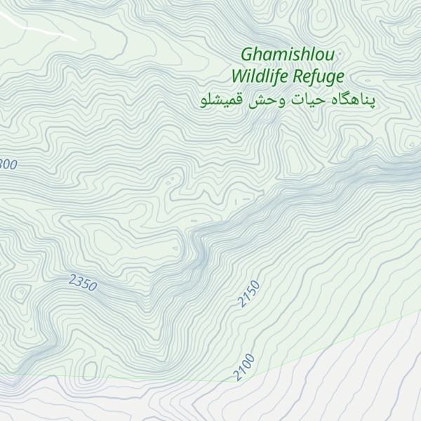Map of Kūh-e Sār Sefīd