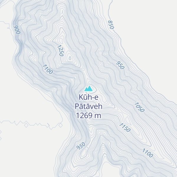 Map of Kūh-e Pātāveh
