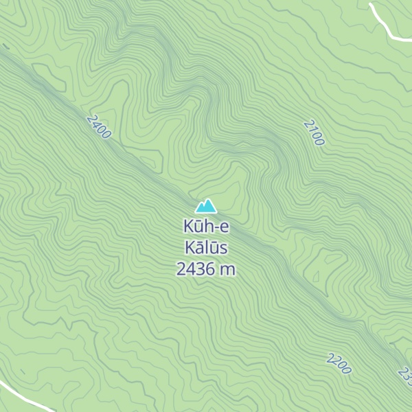Map of Kūh-e Kālūs