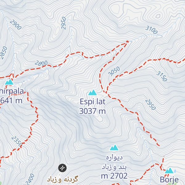Map of Espi lat