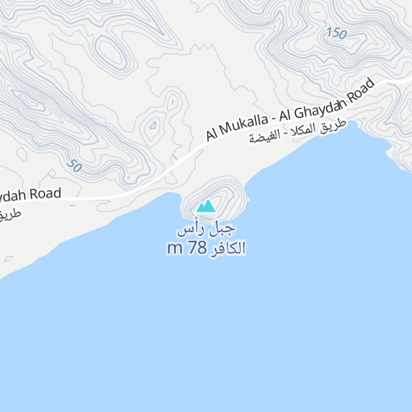 Map of جبل رأس الكافر