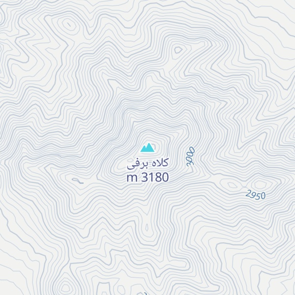 Map of کلاه برفی