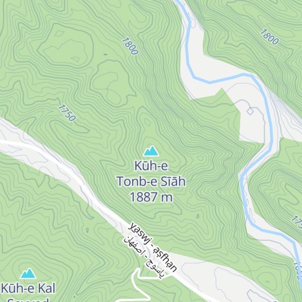 Map of Kūh-e Tonb-e Sīāh