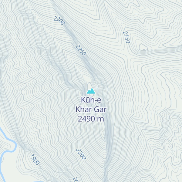 Map of Kūh-e Khar Gar