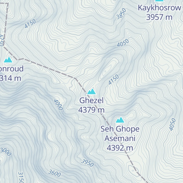 Map of Ghezel