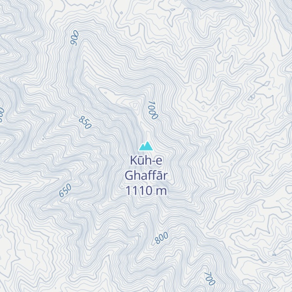 Map of Kūh-e Ghaffār