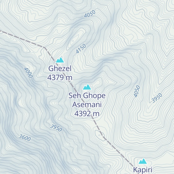 Map of Seh Ghope Asemani