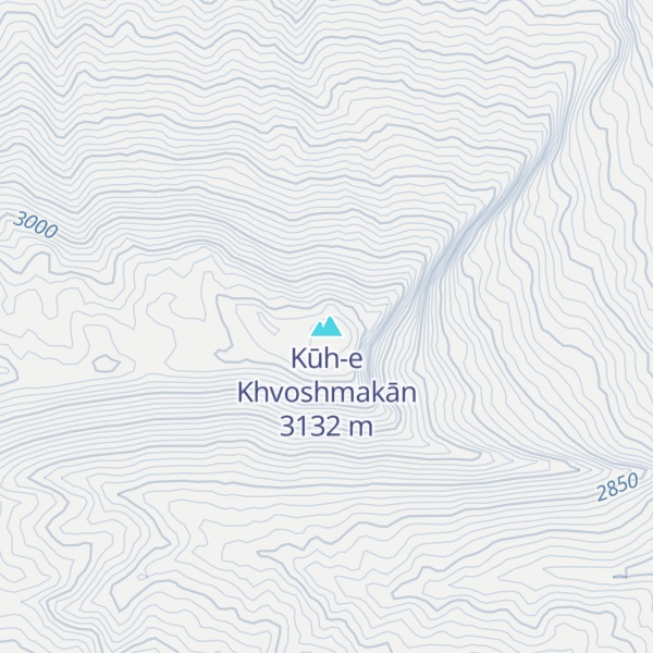 Map of Kūh-e Khvoshmakān