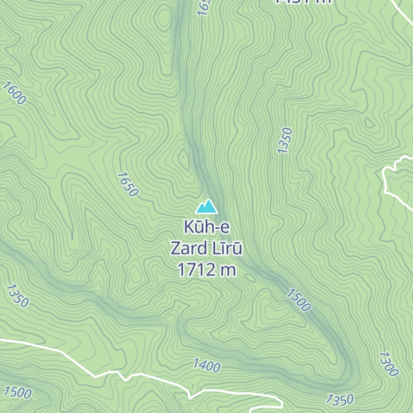 Map of Kūh-e Zard Līrū