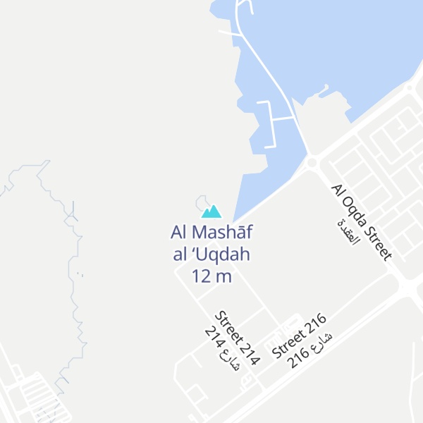 Map of Al Mashāf al ‘Uqdah