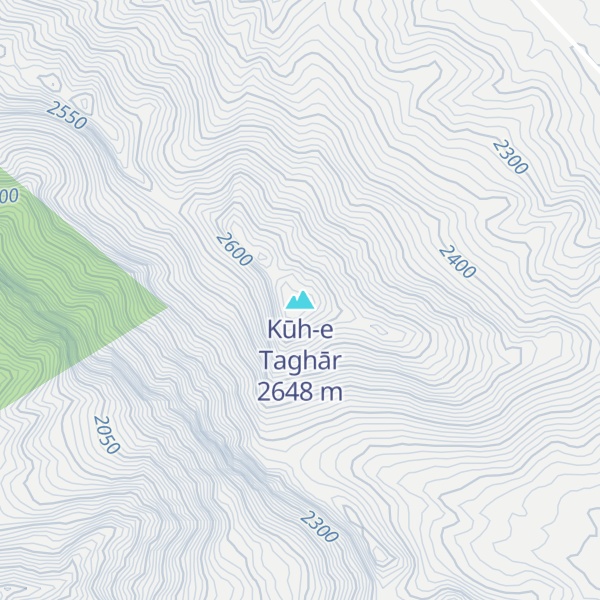 Map of Kūh-e Taghār