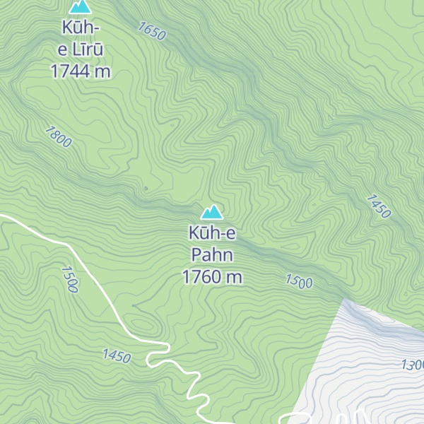 Map of Kūh-e Pahn