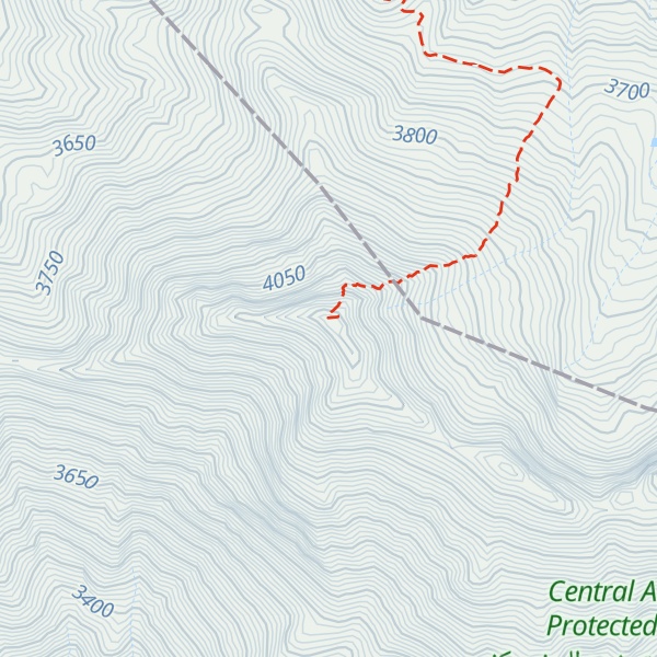Map of Kaman Kuh
