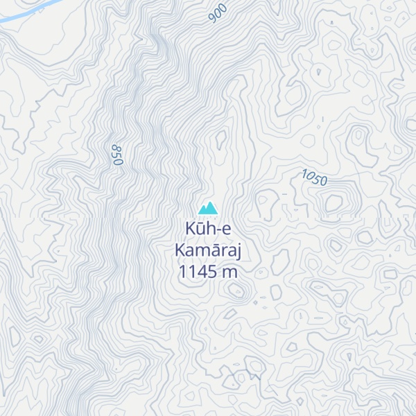 Map of Kūh-e Kamāraj
