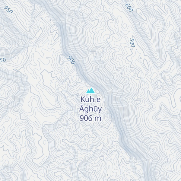 Map of Kūh-e Āghūy