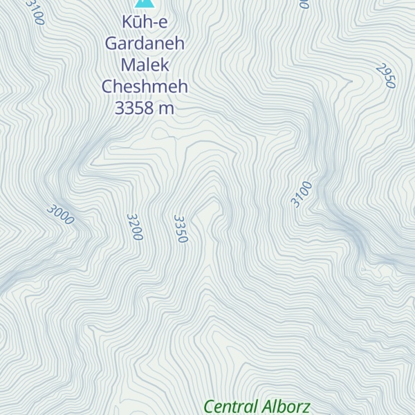 Map of Kūh-e Nīrkalām