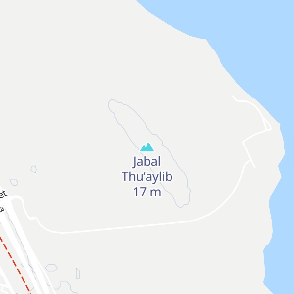 Map of Jabal Thu‘aylib