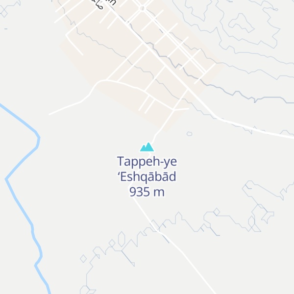 Map of Tappeh-ye ‘Eshqābād