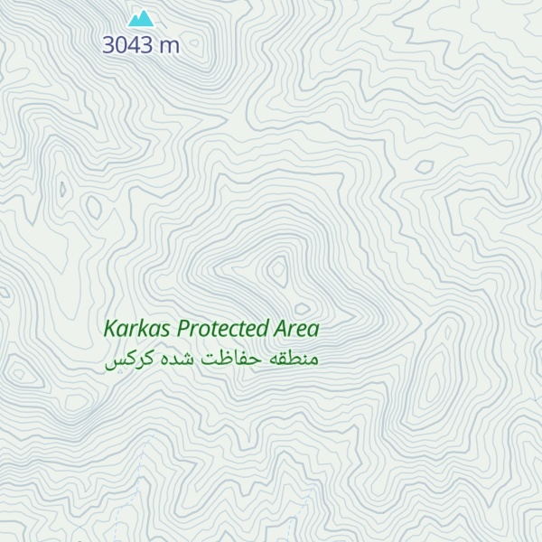 Map of Kūh-e Kolāh Ghūteh