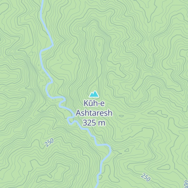 Map of Kūh-e Ashtaresh