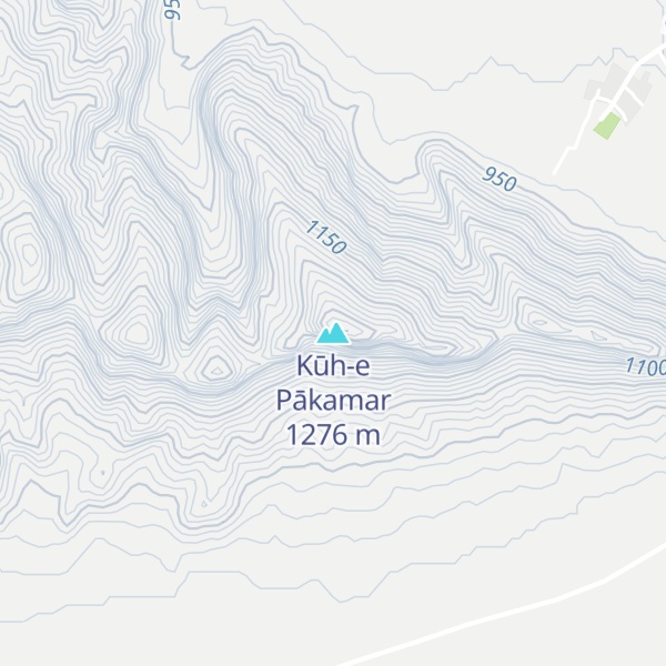 Map of Kūh-e Pākamar