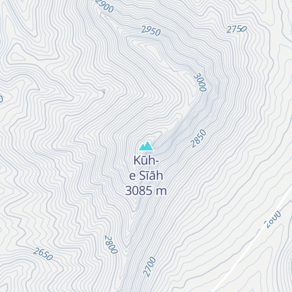 Map of Kūh-e Sīāh
