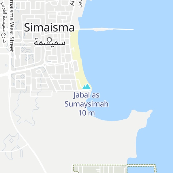 Map of Jabal as Sumaysimah