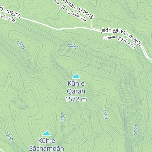 Map of Kūh-e Qarah