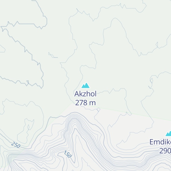Map of Akzhol