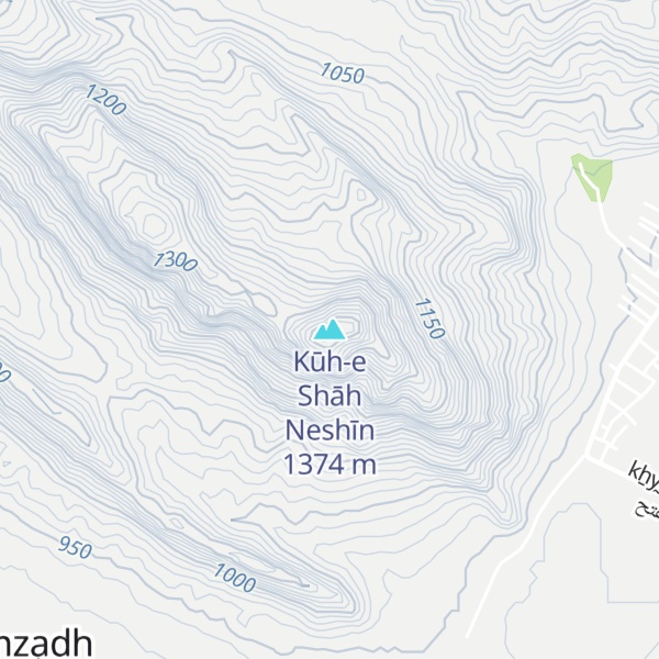 Map of Kūh-e Shāh Neshīn