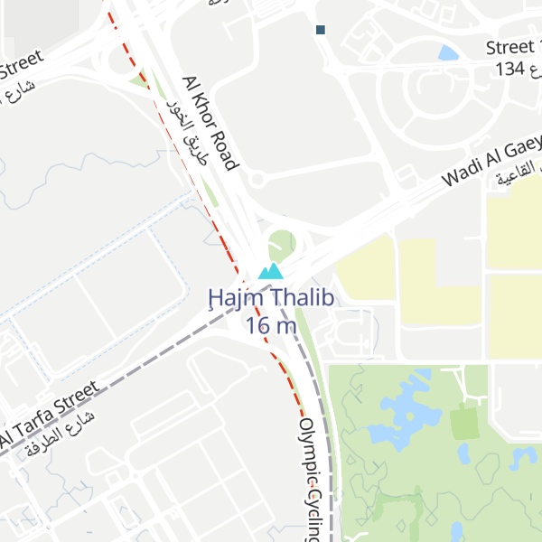Map of Ḩajm Thalib