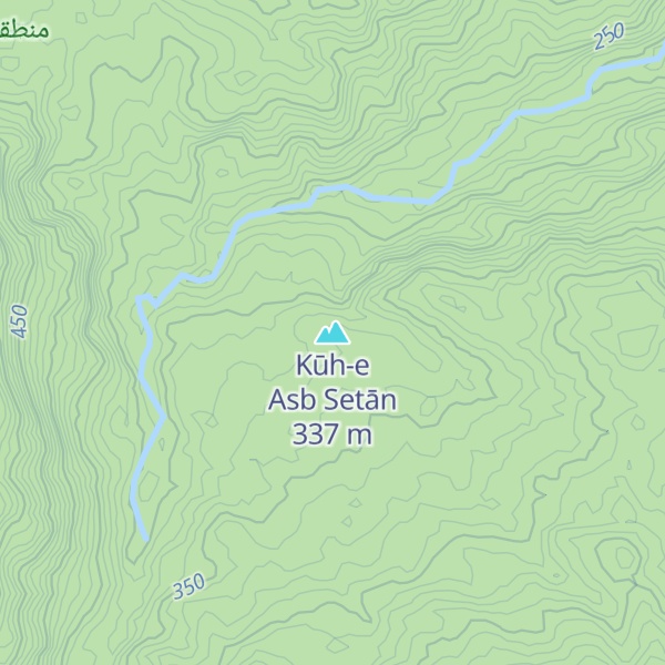 Map of Kūh-e Asb Setān