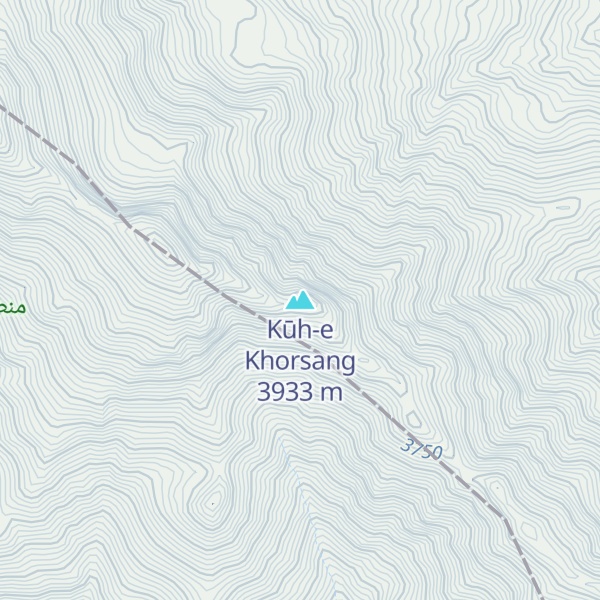 Map of Kūh-e Khorsang