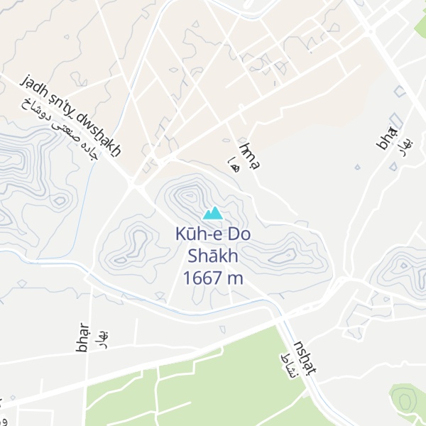 Map of Kūh-e Do Shākh