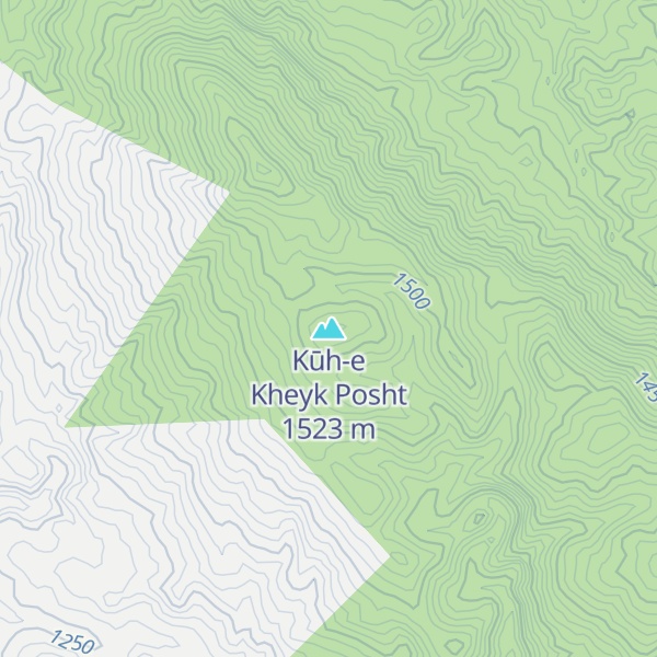 Map of Kūh-e Kheyk Posht