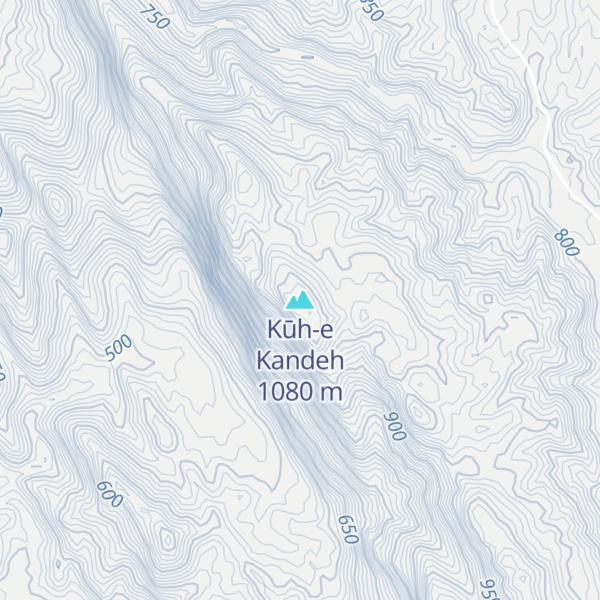 Map of Kūh-e Kandeh