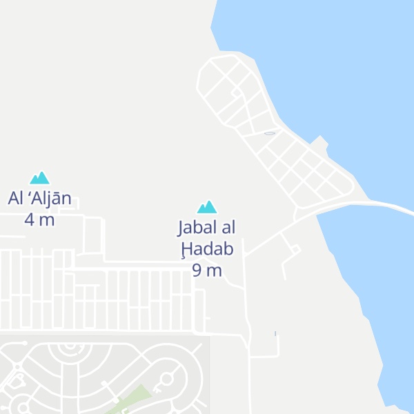 Map of Jabal al Ḩadab