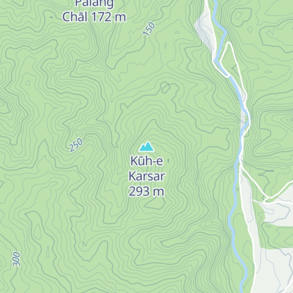 Map of Kūh-e Karsar