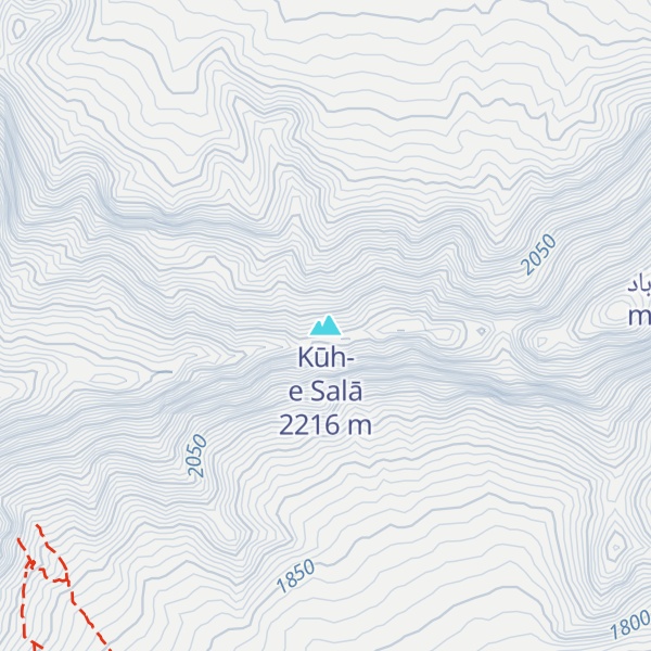 Map of Kūh-e Salā