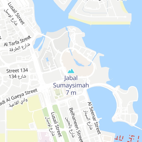 Map of Jabal Sumaysimah
