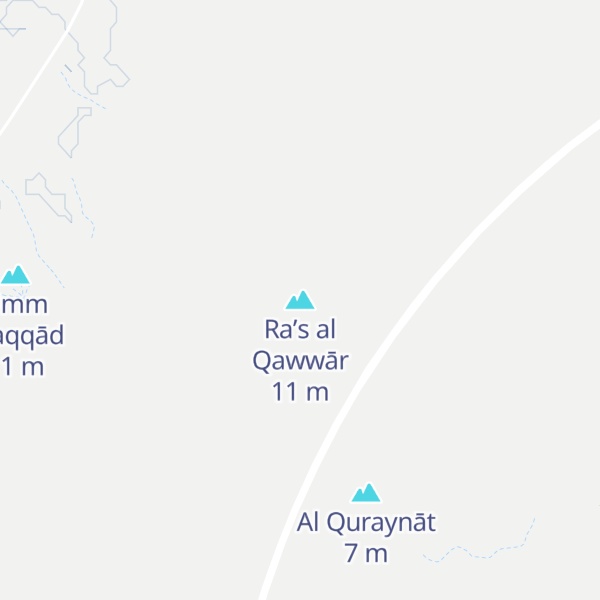 Map of Ra’s al Qawwār