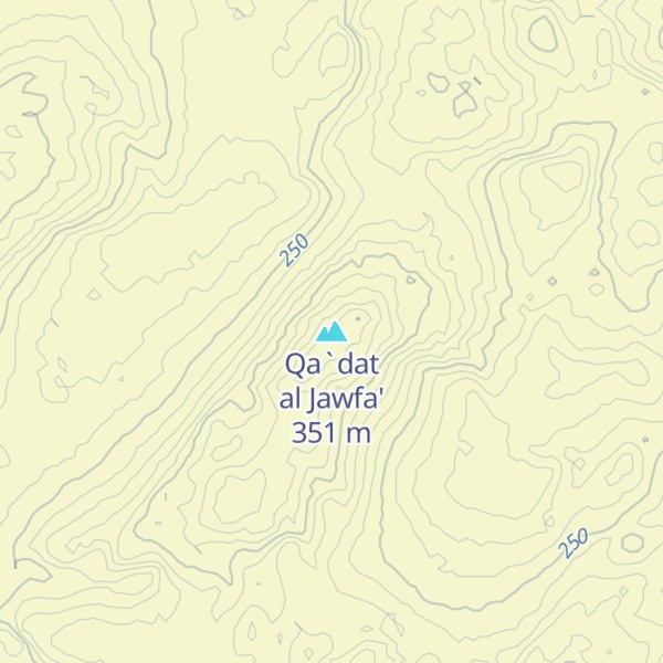 Map of Qa`dat al Jawfa'