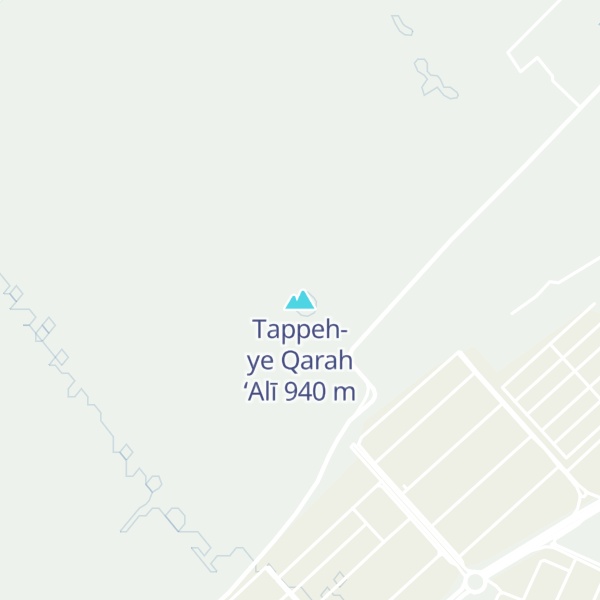 Map of Tappeh-ye Qarah ‘Alī