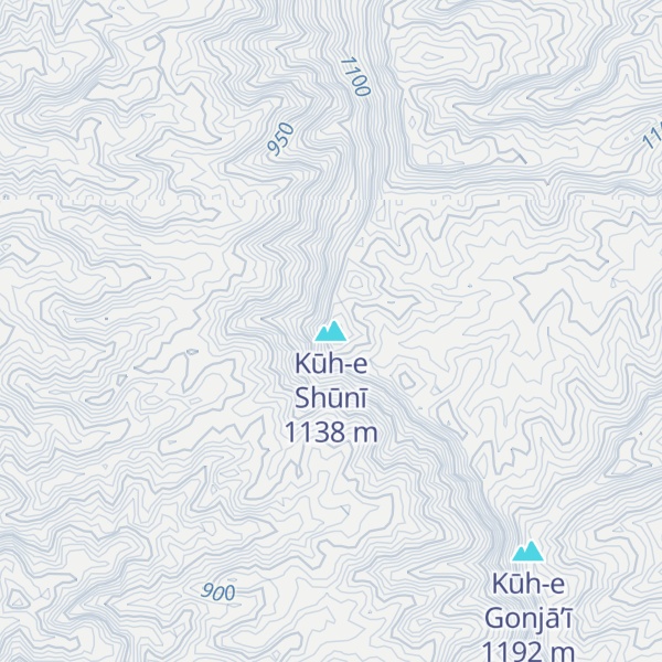 Map of Kūh-e Shūnī
